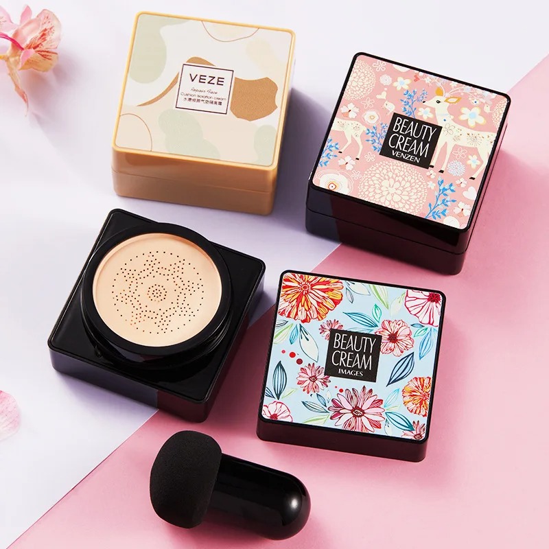 Bb Cushion Korean - BBエアクッションCCクリームファンデーションコンシーラーマッシュルームヘッドホワイトニング防水ブライトンフェイスベーストーン韓国製
