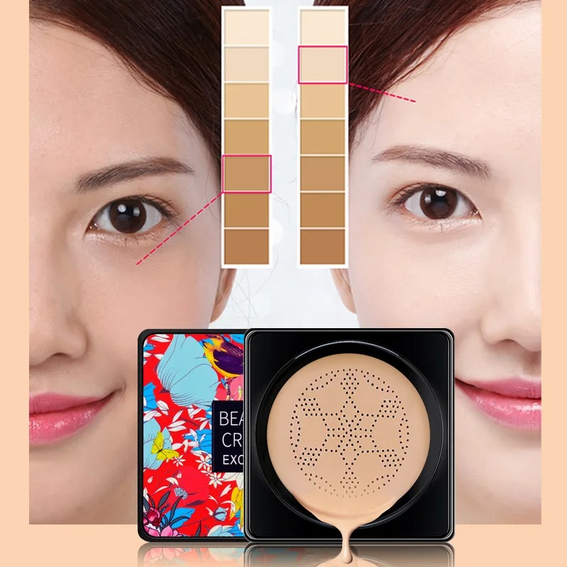 Bb Cushion Korean - CC クリームマジックファンデーションキノコヘッドエアクッション防水明るくファンデーションクリーム女性ベースメイク顔韓国化粧品