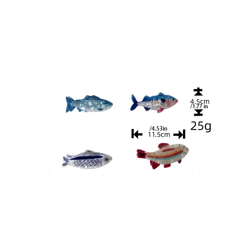 ヘアピン 海洋動物 ヘアクリップ PVC ツナ 魚類 ヘアク - Korean Girl Lifestyle のレビューと価格
