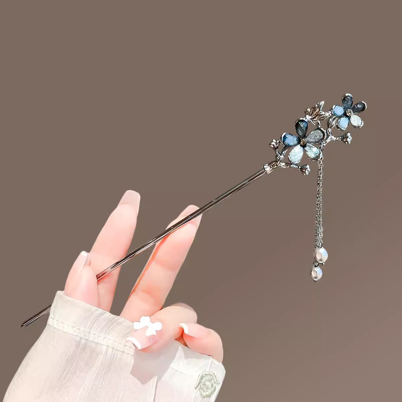 蝶タッセルヘアピンヘアスティックヘアピンフォーク女性女の子用 - Hanbok Hair Pin のレビューと価格