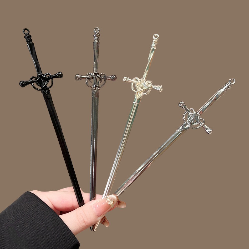 1/4個入り 新品 中国古代風 合金製剣型ヘアピン 気質のあ - Hanbok Hair Pin のレビューと価格