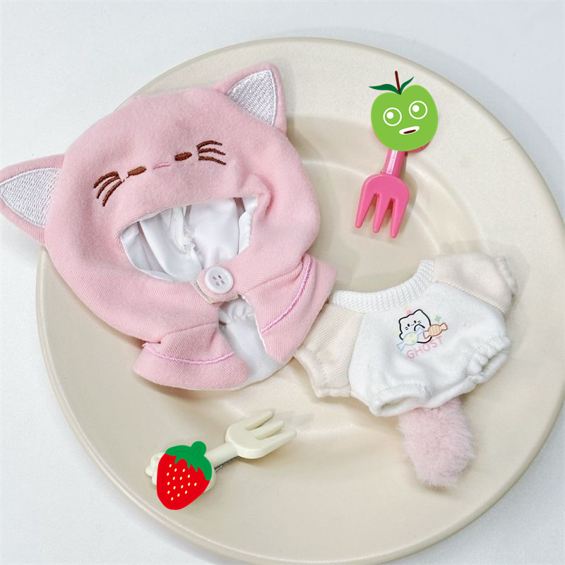 10 センチメートル綿人形猫耳しっぽぬいぐるみ動物の形の小さ - Korean Girls Lifestyle のレビューと価格