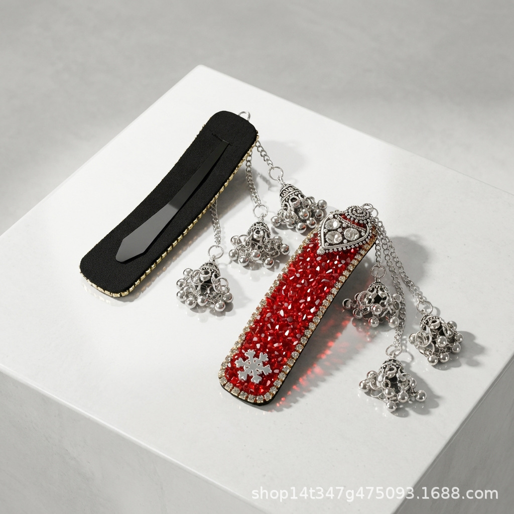 エスニックスタイルタッセルベルヘアピンアンティーク彫刻クリス - Hanbok Hair Pin のレビューと価格